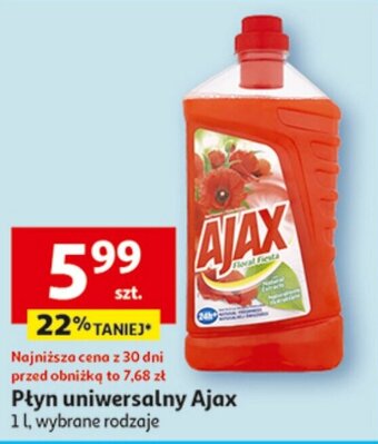 Auchan Płyn uniwersalny Ajax 1 l oferta