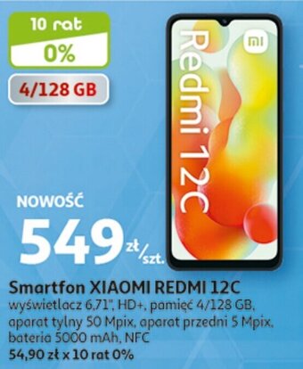 Auchan Smartfon XIAOMI REDMI 12C oferta