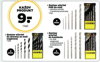 Netto Zestaw wierteł hss do stali oferta
