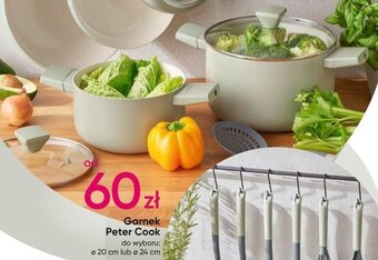 Pepco Garnek ze szklaną pokrywką 24 cm marble oferta