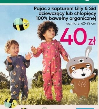 Pepco Pajac z kapturem chłopięcy 62-92 cm oferta