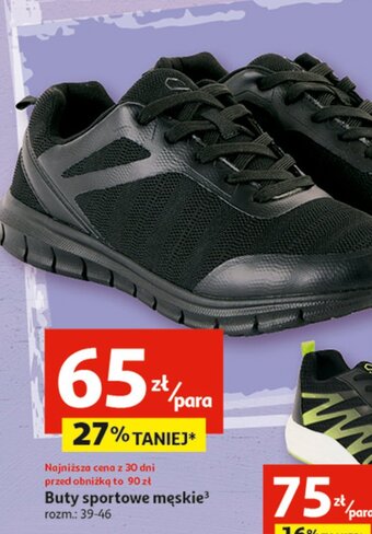 Auchan Buty męskie sportowe 39-46 oferta