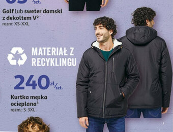 Auchan Kurtka męska ocieplana oferta