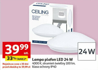 Auchan Lampa plafon LED 24 W oferta