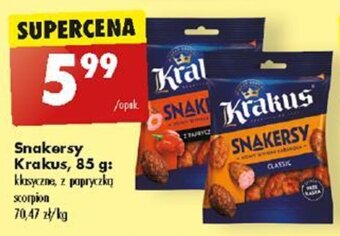 Biedronka Snakersy Krakus 85 g oferta