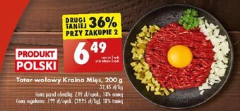 Biedronka Tatar wołowy Kraina Mięs 200 g oferta