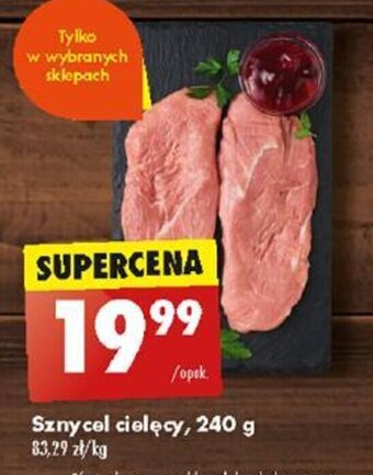 Biedronka Sznycel cielęcy 240 g oferta