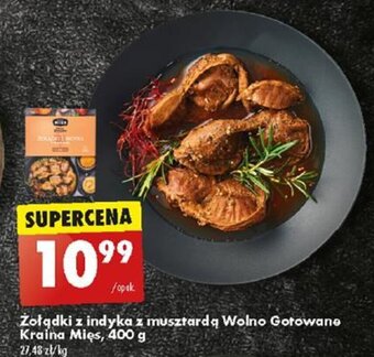 Biedronka Żołądki z indyka z musztardą Wolno Gotowane Kraina Mięs 400 g oferta