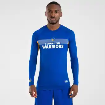 Decathlon Podkoszulek do koszykówki dla kobiet i mężczyzn nba tarmak ut500 golden state warriors oferta