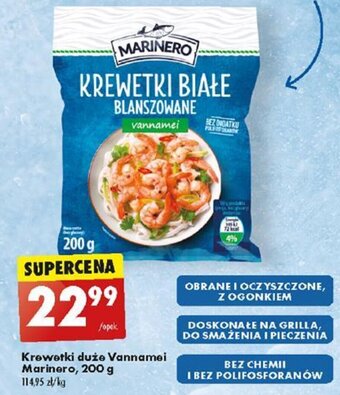 Biedronka Krewetki duże Vannamei Marinero 200 g oferta