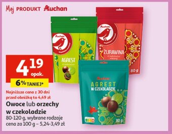 Auchan Agrest w czekoladzie oferta