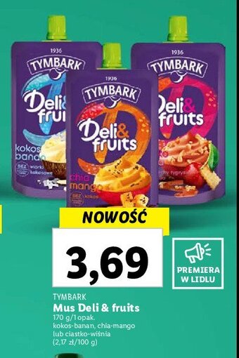 Lidl Mus kokos banan oferta