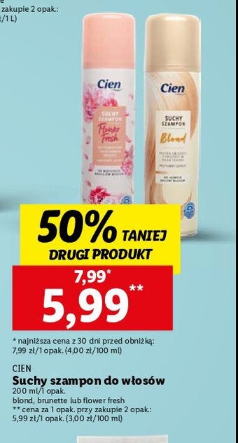 Lidl Szampon suchy blond oferta
