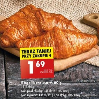 Biedronka Rogalik croissant, 60 g oferta
