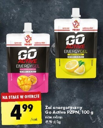 Biedronka Żel energetyczny Go Active PZPN, 100 g oferta