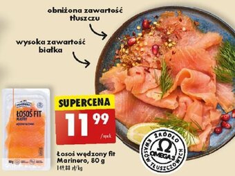 Biedronka Łosoś wędzony fit Marinero, 80 g oferta