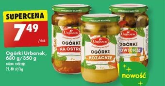 Biedronka Ogórki Urbanek, 680 g/350 g oferta
