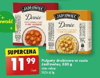 Biedronka Pulpety drobiowe w sosie Jadłowiec, 350 g oferta