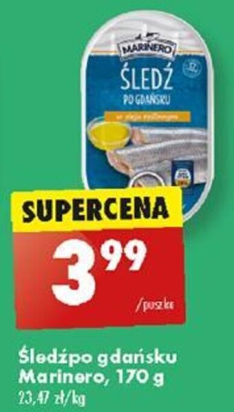 Biedronka Śledźpo gdańsku Marinero, 170 g oferta
