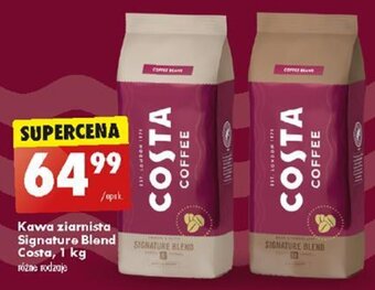 Biedronka Kawa ziarnista Signature Blend Costa, 1 kg oferta