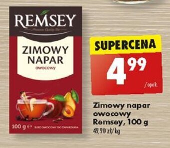 Biedronka Zimowy napar owocowy Remsey, 100g oferta