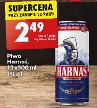 Biedronka Piwo Harnaś 500 ml oferta