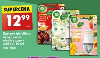 Biedronka Zestaw Air Wick urządzenie elektryczne + wkład 19 ml oferta
