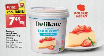 Biedronka Twaróg sernikowy Delikate 1 kg oferta