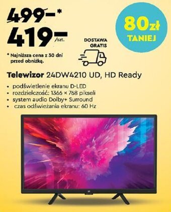 Biedronka Telewizor 24DW4210 UD HD Ready oferta