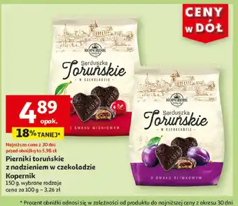 Netto Pierniki serduszka śliwkowe w czekoladzie oferta