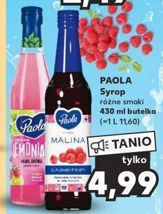 Kaufland Syrop malina limonka oferta