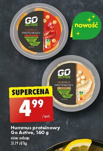 Biedronka Hummus proteinowy paprykowy oferta