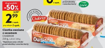Intermarche Ciastka owsiane z sezamem oferta