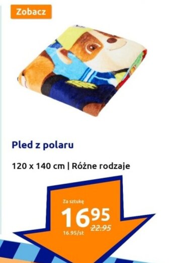 Action Pled z polaru 120x140cm oferta