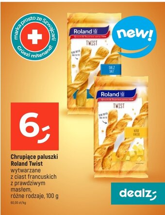 Dealz Chrupiące paluszki Roland Twist 100 g oferta