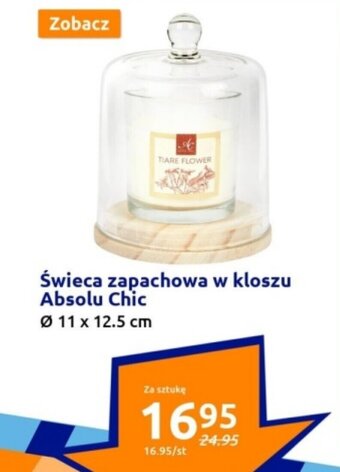 Action Świeca zapachowa w kloszu Absolu Chic 11x12,5cm oferta