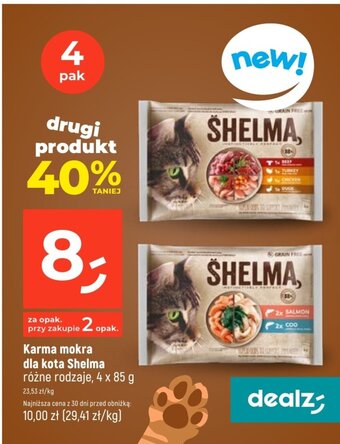 Dealz Karma mokra dla kota Shelma 4 x 85 g oferta