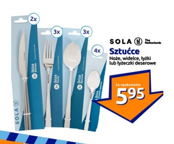 Action SOLA Sztućce Noże, widelce, łyżki lub łyżeczki deserowe oferta