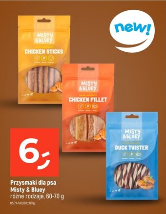 Dealz Przysmaki dla psa Misty & Bluey 60-70 g oferta