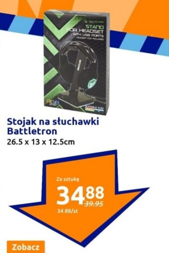Action Stojak na słuchawki Battletron oferta