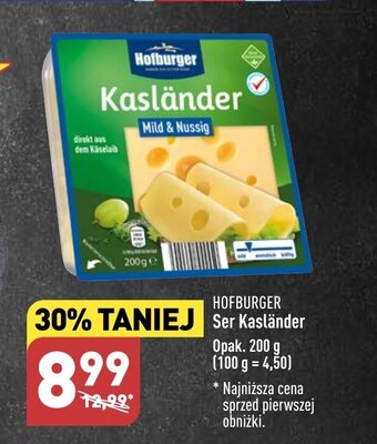 ALDI Ser Kasländer 200 g oferta