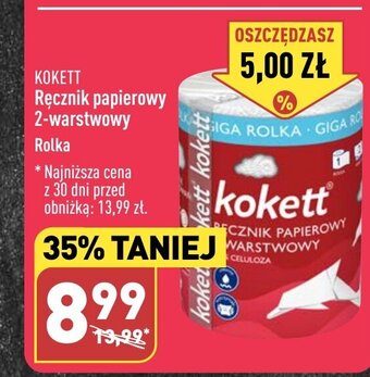 ALDI Ręcznik papierowy 2-warstwowy Rolka oferta