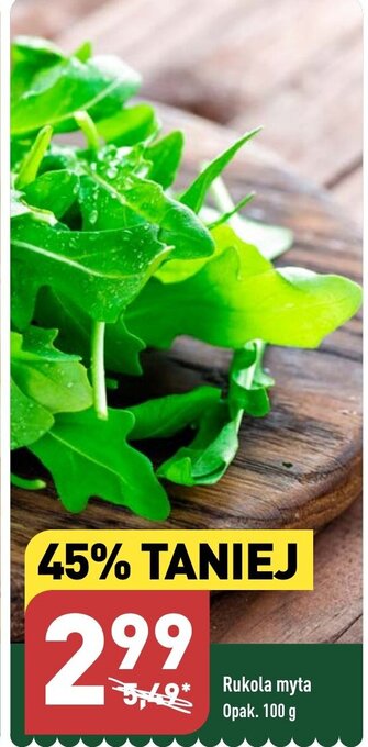 ALDI Rukolą myta 100 g oferta