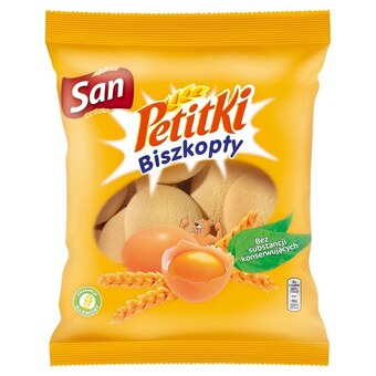 Groszek San petitki biszkopty 120 g oferta