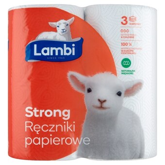 Intermarche Lambi strong ręczniki papierowe 2 rolki oferta