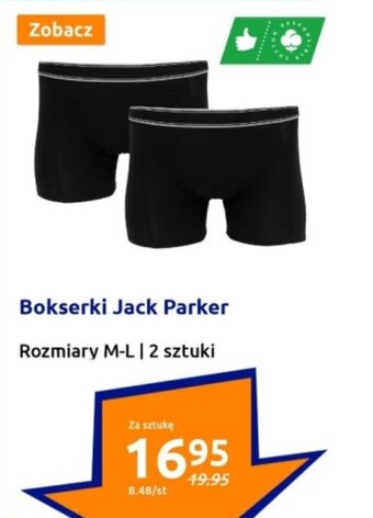 Action Bokserki Jack Parker Rozmiary M-L | 2 sztuki oferta