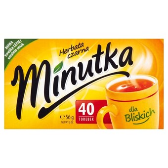 Groszek Minutka herbata czarna 56 g (40 torebek) oferta