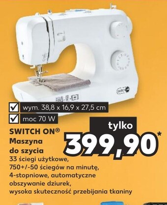 Kaufland Maszyna do szycia switch on oferta