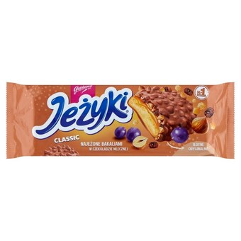 Groszek Jeżyki classic herbatniki w czekoladzie mlecznej 140 g oferta