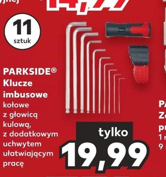Kaufland Klucze imbusowe parkside oferta